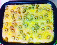 Arroz de forno com carne moída