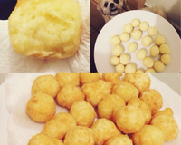 Bolinha de queijo superprática