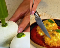 Adeus fondue: essa burrata crocante recheada é o prato mais sensual do Dia dos Namorados, já anota, salva ou printa!