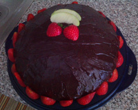 Bolo de chocolate no liquidificador