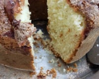 Bolo de iogurte com maçã e canela