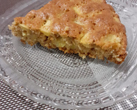 Bolo de aveia e maçã