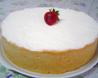 Torta de morango com chantilly