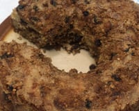 Bolo de aveia com frutas