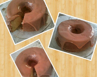 Bolo simples com cobertura de goiabada