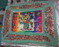 Bolo de festa confeitado fácil