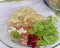 Torta de bacalhau de liquidificador