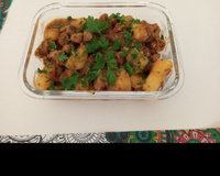 Moela de frango com batata