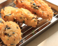 Bolinho de arroz na air fryer