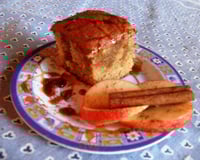 Bolo de maçã com canela