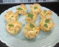 Cestinha de frango com catupiry