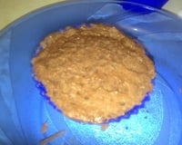 Cupcake de chocolate no micro-ondas