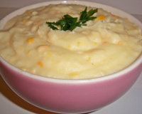 Purê saboroso com milho verde