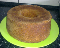 Bolo de iogurte com canela