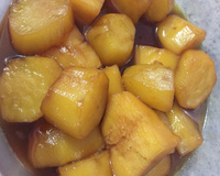 Batata doce em calda