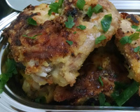 Coxa e sobrecoxa crocante