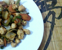 Quase frango xadrez (Dukan)