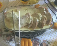 Lombo assado ao vinho com molho especial