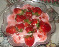 Sobremesa de morango