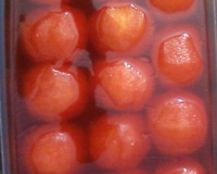 Doce refrescante de maçã