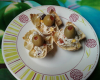 Barquetes de massa de pastel