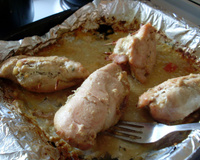 Filé de peito de frango recheado