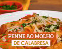 Penne ao molho de calabresa