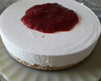 Cheesecake de morango tradicional