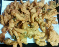 Isca de frango crocante