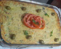 Torta de bacalhau cremosa