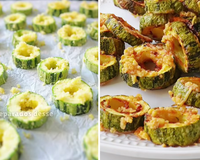 Abobrinha crocante estilo anel de cebola: o truque que deixa o petisco perfeito no forno, nem precisa de airfryer