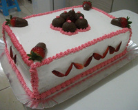 Bolo de aniversário da Carla