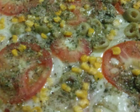 Pizza de pão de fôrma