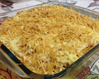 Macarrão com requeijão