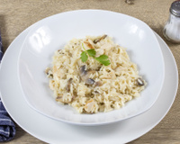 Risoto Philadelphia com Cogumelos