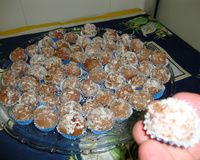 Beijinhos de banana com coco do Lúcio Cezar