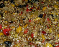 Antepasto com berinjela