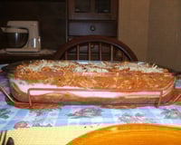 Lasanha ao molho de frango e catupiry