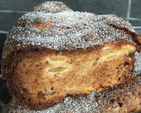 Bolo de maçã com farinha láctea