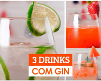 3 drinks com gin