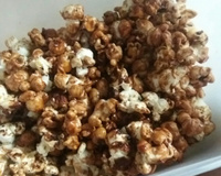 Pipoca de chocolate com menos ingredientes