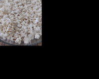 Pipoca de micro-ondas com milho comum