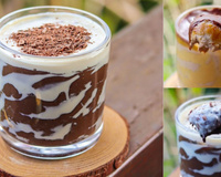 Se a textura do overnight oats te incomoda, experimente fazer dessa forma para ainda ter um lanche saudável e gostoso