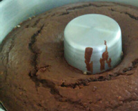 Bolo de chocolate com aveia