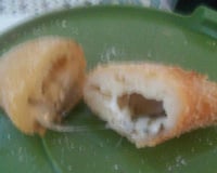 Coxinha com massa de batata