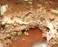 Quibe de forno recheado