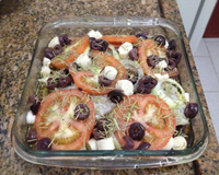 Filé de linguado à moda italiana