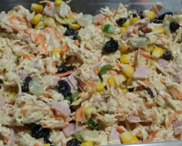 Salpicão de frango com creme de leite