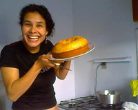 Bolo básico de banana