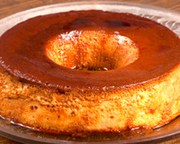 Pudim de leite em pó na airfryer